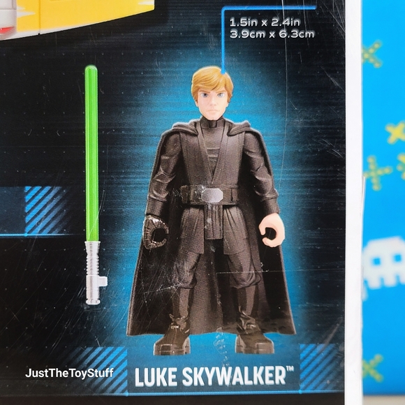 Star Wars Mission Fleet The Mandalorian X-Wing Fighter w/ Luke Skywalker & Grogu - Picture 8 of 9